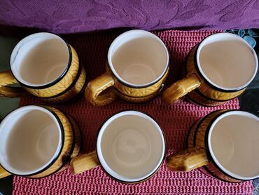 Čaše: Servis krigli za pivo iz 60,70ih. Kravsko Cehoslovacka. Servis — 7