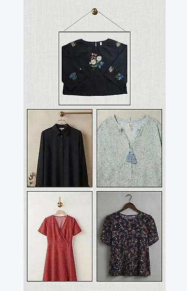 ps bluze novo: Set plus size odeće (3XL/4XL) 1) HM crna ženska košulja/bluza - — 6