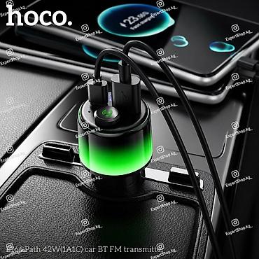 fm: Автомобильный FM-трансмиттер Hoco E166 - Bluetooth FM-модулятор — 5