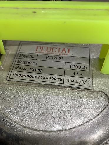 Погружной насос РЕОСТАТ PT12001 - Тип: центробежный погружной насос