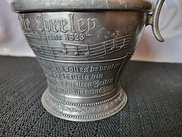 Other antiques: Bokal 95% kalaj Lorelaj Zinn Nemacka 1950g +. Bokal je napravljen od — 10