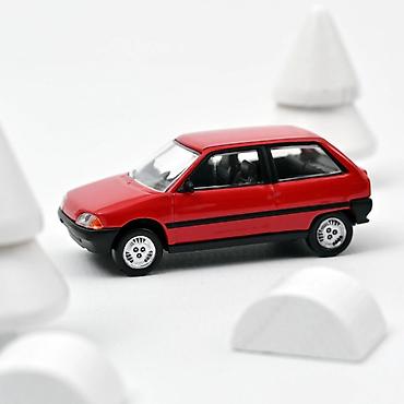 tomas vozic: Citroën AX 1986 Red – Norev Norev Citroën AX 1986 Red – 1:64 — 1
