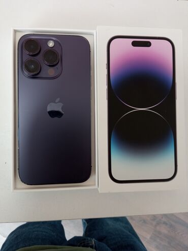 Samsung: IPhone 14 Pro, 128 GB, Mərcanı, Face ID