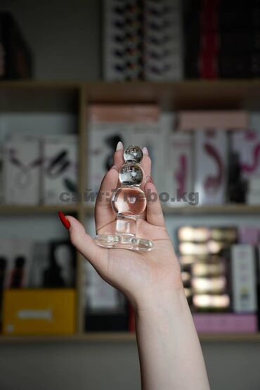 стеклянные игрушки: Анальная стеклянная елочка Sexus Glass - 10,5 см Эта кристально