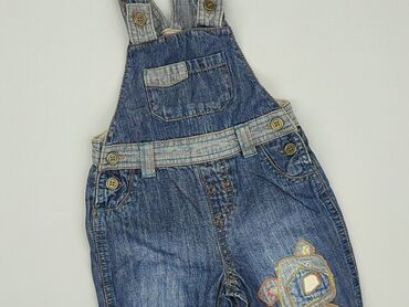 legginsy z siatka po boku: Dungarees, Next, 3-6 months, condition - Very good