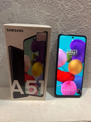baku electronics telefonlar samsung: Samsung Galaxy A51, 128 GB, rəng - Qara, Sensor, Barmaq izi, Simsiz şarj