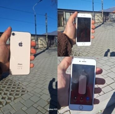 Apple iPhone: IPhone 8, 64 GB, Graphite, Barmaq izi, Simsiz şarj