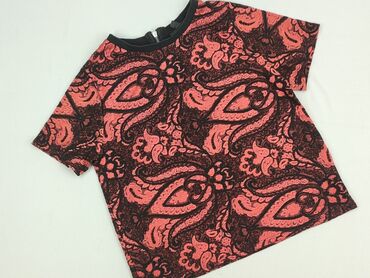 białe t shirty z czerwonem napisem: T-shirt damski, Topshop, rozmiar XS