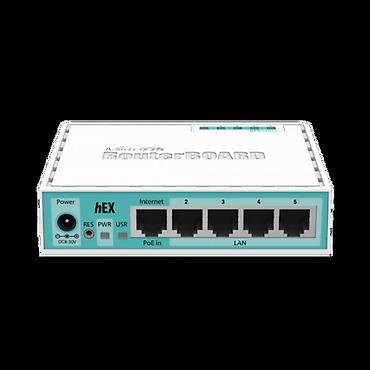 Маршрутизатор Mikrotik hEX (RB750Gr3) - обновленный пятипортовый