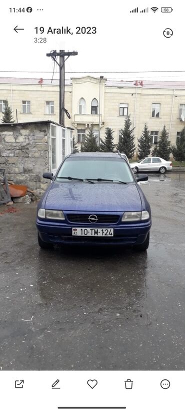 hyundai sonata qiyməti: Opel Astra: 1.6 l | 1997 il | 6 km Universal