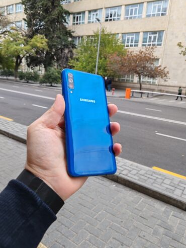 samsung l320: Samsung Galaxy A50, 64 ГБ, цвет - Синий, Гарантия, Две SIM карты, Face ID