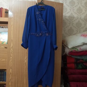 платья кант: Вечернее платье, Длинная модель, С рукавами, 3XL (EU 46), 4XL (EU 48)