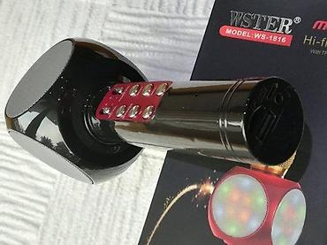 medion gramofon: Bežični karaoke mikrofon sa zvučnicima i LED osvetljenjem – model — 9