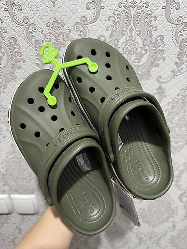 Crocs Bayaband Clog K, цвет khaki/olive. - Размер: J3