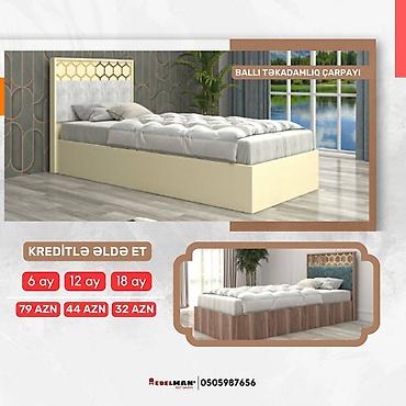 Çarpayılar: Yeni, Təknəfərlik çarpayı, Bazasız, Matras ilə, Siyirməsiz, Azərbaycan — 2