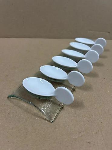 Ostala kuhinjska oprema: Set porcelanskih kašika za serviranje predjela – 6 komada - Dizajn za — 3