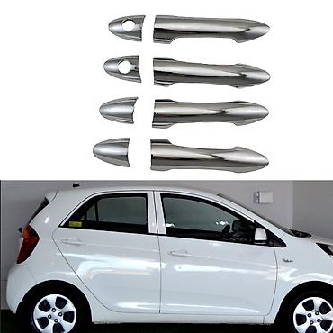 глушитель нексия 2: Накладки на ручки дверей для Kia Picanto (TA, 2011–2016) - Комплект — 1