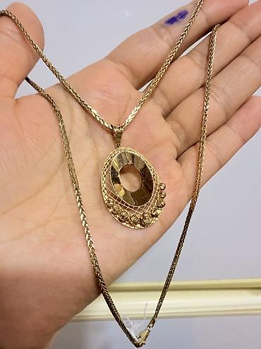 Zərgərlik əşyaları: Boyunbağı, Pandora, Sarı qızıl, 585 Əyar, 534 g — 2