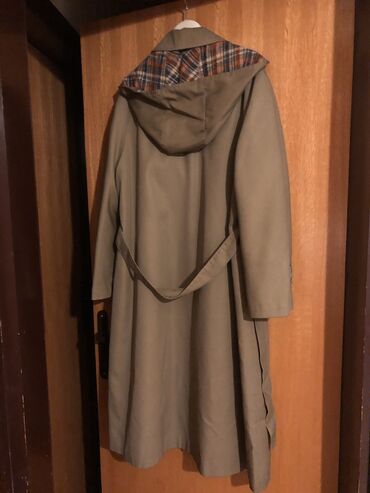 Mantili: XL, Upotrebljenо, Sa postavom, Jednobojni, bоја - Maslinasto zelena — 2