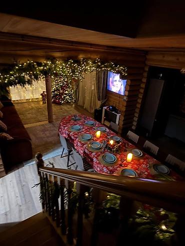 Посуточная аренда домов: Уютный деревянный дом для отдыха с большим общим пространством и — 11