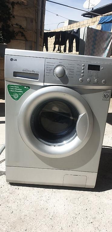 maṣın: LG paltaryuyan maşın – Inverter Direct Drive 6 kq - Ön yükləməli — 1