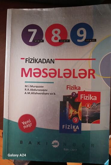 Digər: Fizika məsələlər kitabı.7,8 və 9 sinif üçün.Yenidir səliqəli lalafo.az -da Digər: Fizika məsələlər kitabı.7,8 və 9 sinif üçün.Yenidir səliqəli
