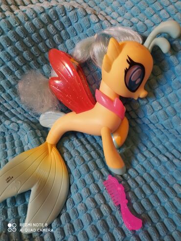 fisher price igracke: My littile pony movie sirena sakrilima i repom (original).Dužina