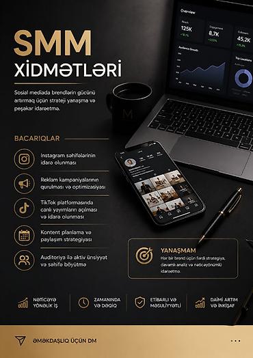 smm operator vakansiya: SMM menecer, 1-2 illik təcrübə, Tam iş günü — 1