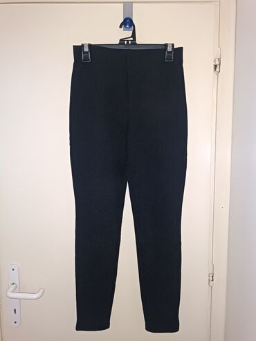 stradivarius kozne pantalone: S (EU 36), Regular rise, Straight