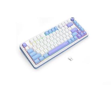 klavyatura komputer: Redragon K681WBP-RGB-PRO Cyrus Pro 75% 81Keys Compact Keyboard Bütün — 1