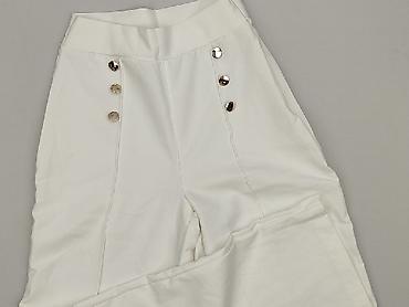 culotte bezowe: Spodnie materiałowe damskie, rozmiar XS — 1