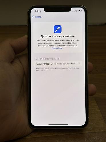 iphone cs: IPhone 11 Pro Max, Новый, 64 ГБ, White Titanium, Защитное стекло, Чехол, 75 % — 10