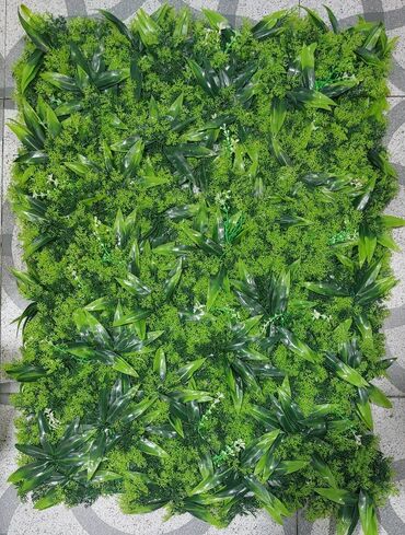 Digər ev dekoru: Yaşıl süni dekorativ ötüklər,güllər,yarpaqlar,ağaclar. Yaşıl dekorativ — 3