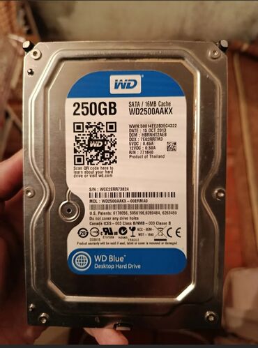 Sərt disk (HDD) Seagate, 256 GB, 7200 RPM, 3.5", İşlənmiş