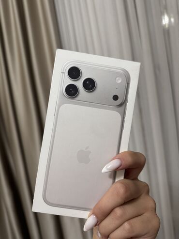 купить poco f1: IPhone 17 Pro Max, Жаңы, 256 ГБ, Ак, Куту, Кабель