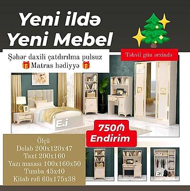 Yataq otağı dəstləri: Təknəfərlik çarpayı, Dolab, Yeni -da lalafo.az — 8 Yataq otağı dəstləri: Təknəfərlik çarpayı, Dolab, Yeni — 8