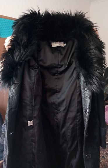 Женская одежда: Дубленка, Классическая модель, Китай, По колено, 3XL — 4