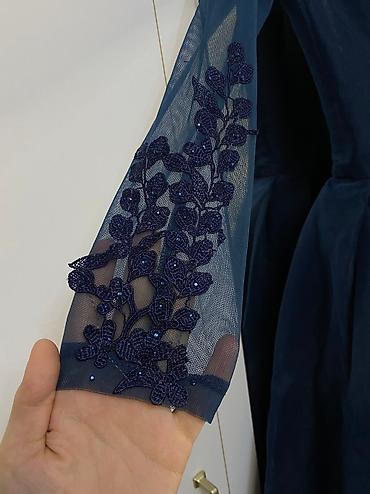 Танцевальные платья: Бальное платье, Длинная модель, цвет - Синий, S, В наличии — 5