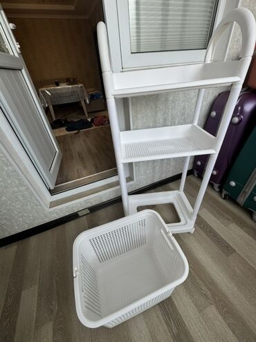 шкафы кухонный: Этажерка для ванны, Новый, Пластик, Самовывоз
