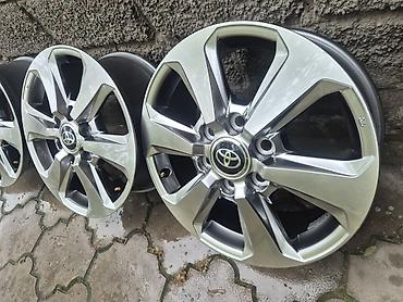 range over: Литые Диски R 18 Toyota, Комплект, отверстий - 6, Б/у — 6