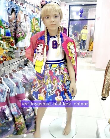 Платья: Детское платье, цвет - Розовый, Б/у — 4