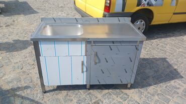 Nerjaveykalar: Paslanmayan poladdan (inox) istehsalat tipli lavabolar və iş masaları — 13