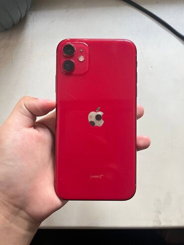 сломаные телефоны: IPhone 11, Колдонулган, 128 ГБ, Кызыл, Кабель, 71 %