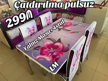 col divar boyalari: Mətbəx üçün, Yeni, 4 stul — 1