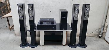 Musiqi mərkəzləri: 5.1 ev kinoteatrı akustika dəsti + AV resiver Komplekt: - 4 ədəd — 18