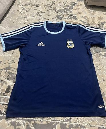 Футбольная майка adidas сборной Аргентины (темно‑синяя)б/у -