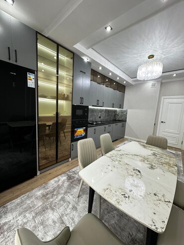 дом квартира жалал абад: 2 комнаты, 79 м², Элитка, 16 этаж, Дизайнерский ремонт