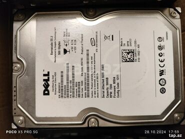 телефон fly energy 5: Внутренний Жёсткий диск (HDD) Dell, 512 ГБ, 7200 RPM, 3.5", Б/у