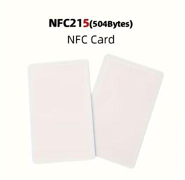 flaşka: NFC215 (504 Bytes) boş PVC kartlar - Çip: NTAG215, 504 bayt yaddaş - — 2