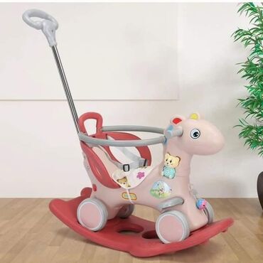 кресло качалка для взрослых: Лошадка - качалка до 3 лет,в комплекте есть чехол,поющая